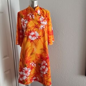 Penneys Hawaii dress 3/4 Sleeve Dress